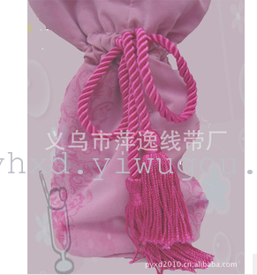【厂家直销】供应各种规格的手提袋绳子，两头流苏绳子详情图1