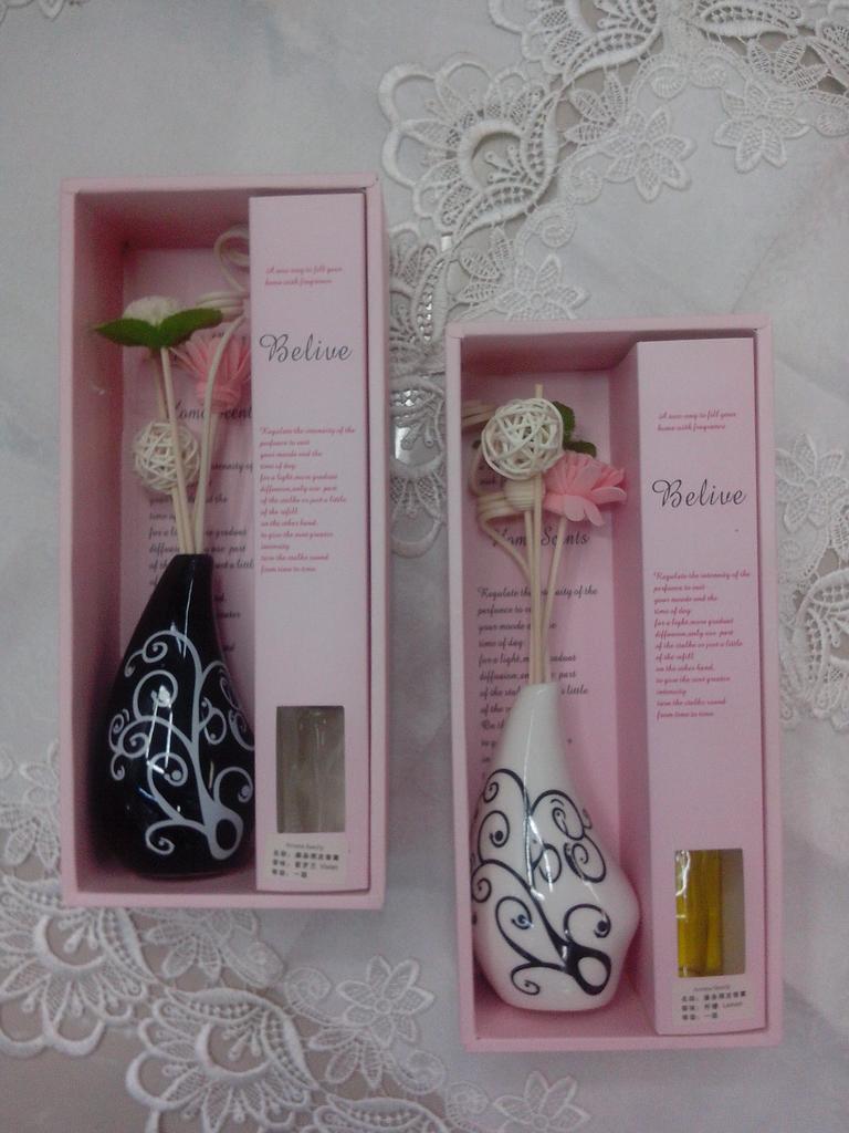 香熏藤条陶瓷挥发香水0512，精美30ML礼盒套装，无火香薰，无烟香薰