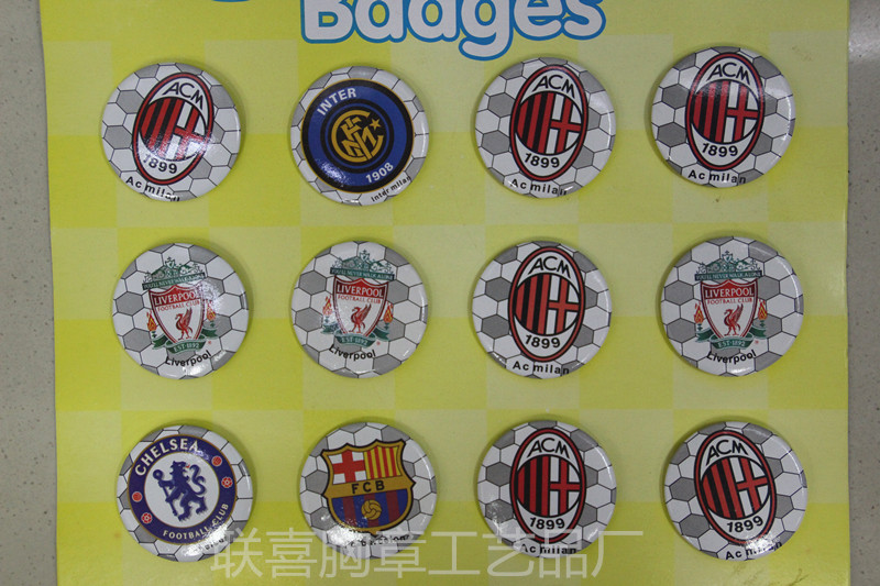 厂家胸章定做 马口铁徽章 个性胸牌制作 diy 订制产品图