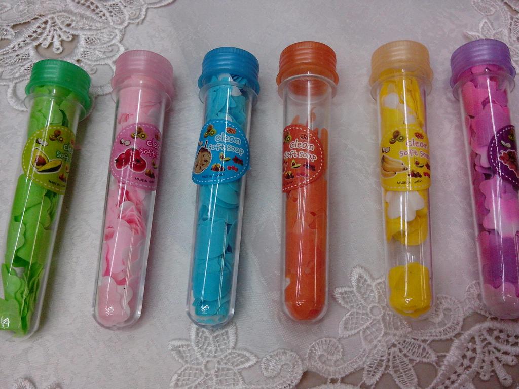 香皂花精美礼盒装，试管香皂花（味道6混）产品图