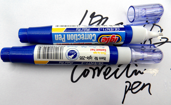 Professional export commodity correction fluid Igle brand sea chrysanthemum stationery