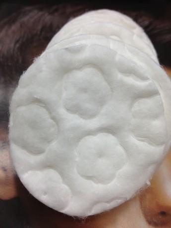 Embossed makeup cotton pads/makeup remover cotton pads/sanitary napkins/cotton padding 100-piece set, exclusively for foreign trade details Picture