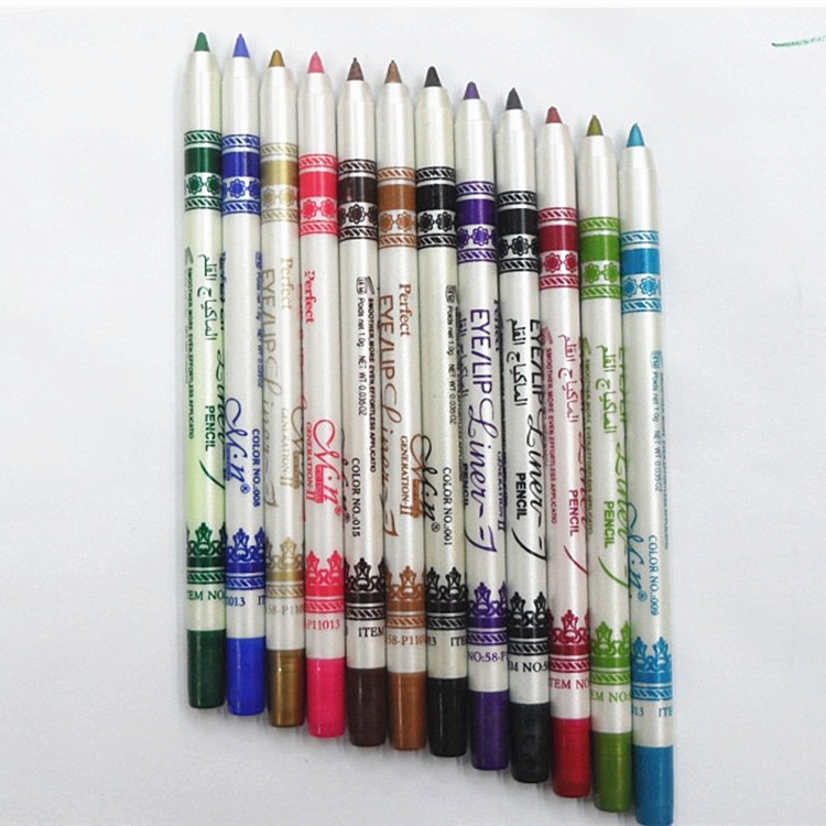 12 pearl eye shadow pencil eyebrow pencil eyeliner multi-purpose eyebrow pencil eyeliner
