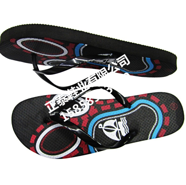 We offer popular black women's slippers with sailboat patterns details Picture