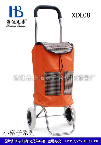 厂家直销量大重优购物车铝合金可折叠购物车中老年人购物车