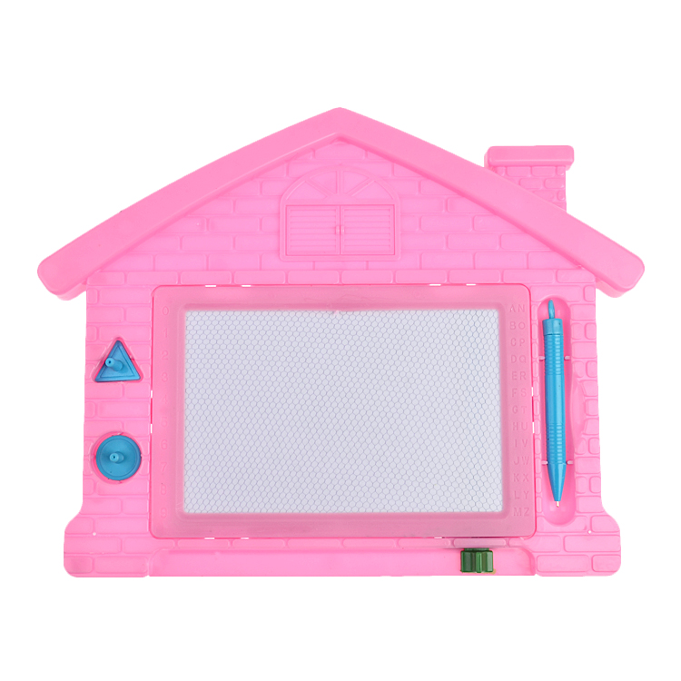 义乌厂家直销金鑫牌101小房子款磁性儿童写字板 画板白板细节图