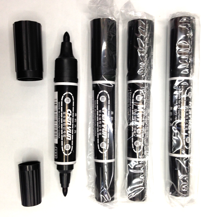 Large double tip marker Mark pen Box tip pen Large pen