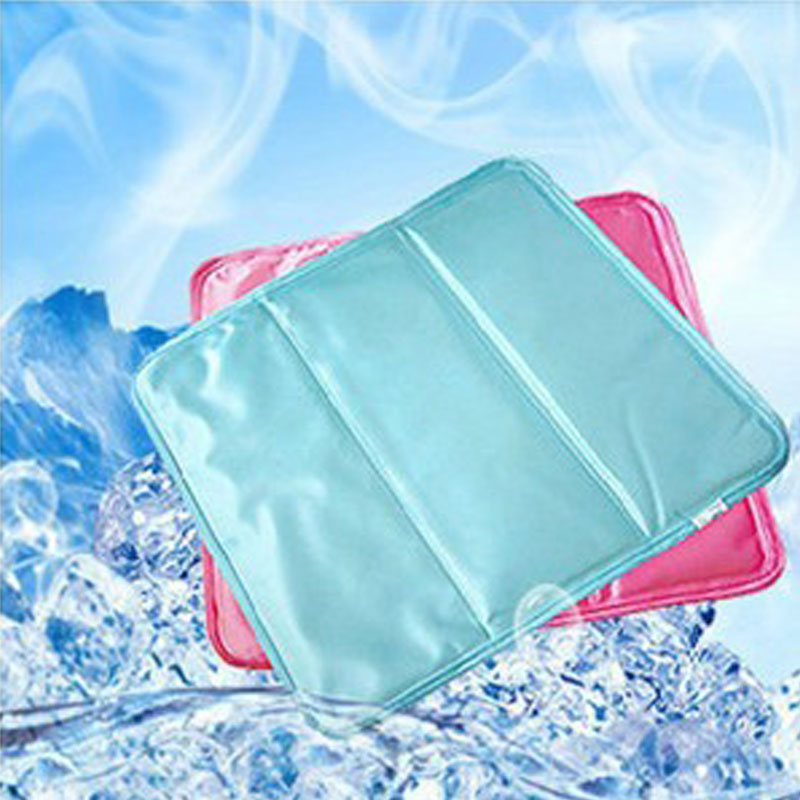 2016 Summer snow notebook cooling pad ice pad car ice pad ice crystal three fold seat cushion thumbnail