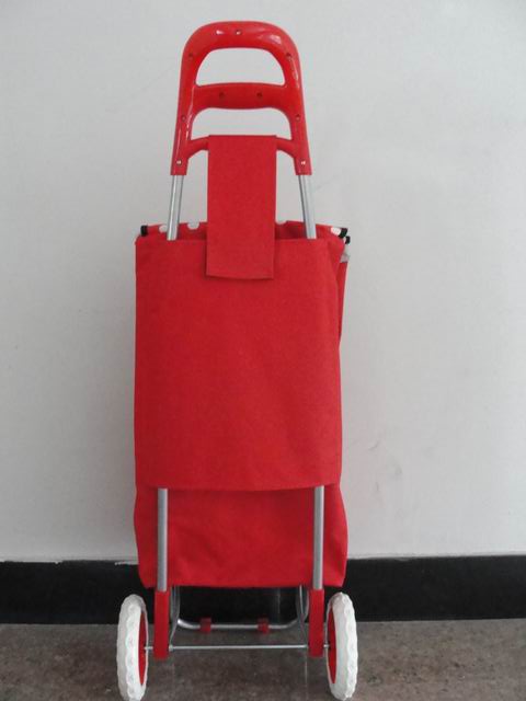 牛头柄购物车，款式鲜艳购物车，中老年人购物车产品图