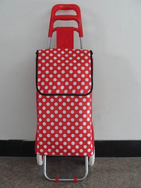 牛头柄购物车，款式鲜艳购物车，中老年人购物车图