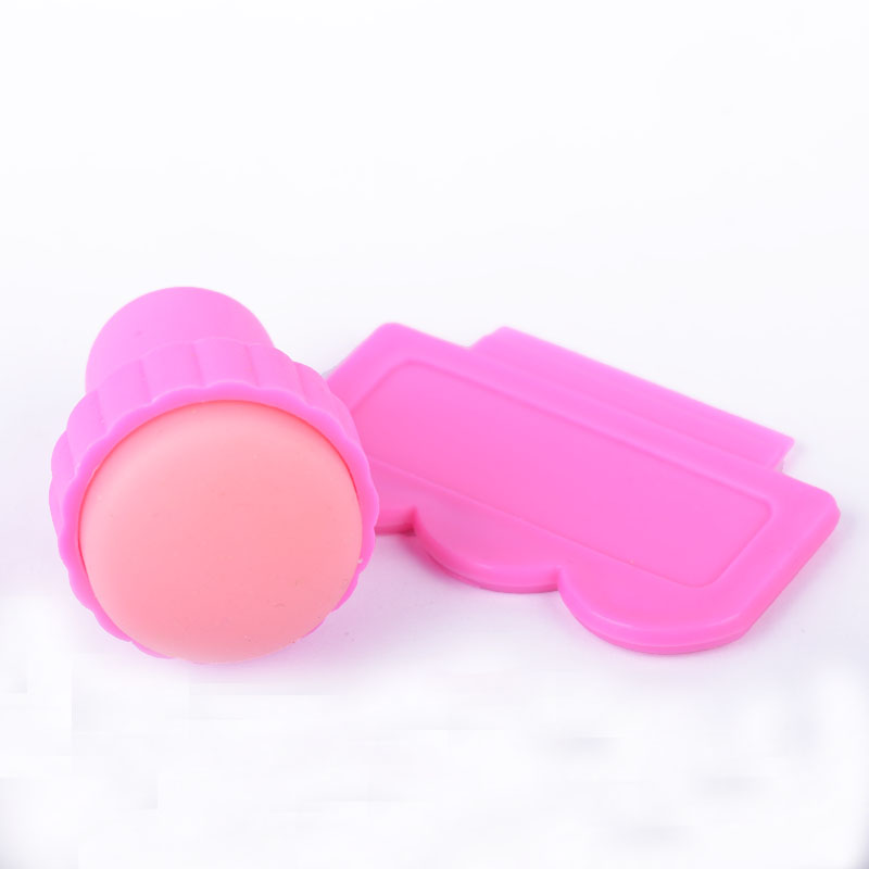 Wholesale nail art tools: Two-piece set of nail art stamps and scrapers in OPP bags, exclusively for export details Picture