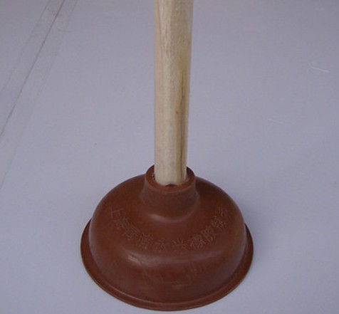 Wood handle flush toilet suction skin suction sewer pipe cleaner toilet dredge suction toilet bowl thumbnail
