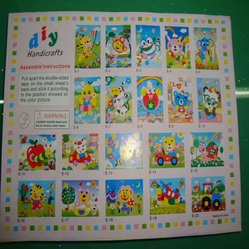 立体手工 手工制作 EVA笔筒 儿童玩具 玩具批发 厂家直销细节图