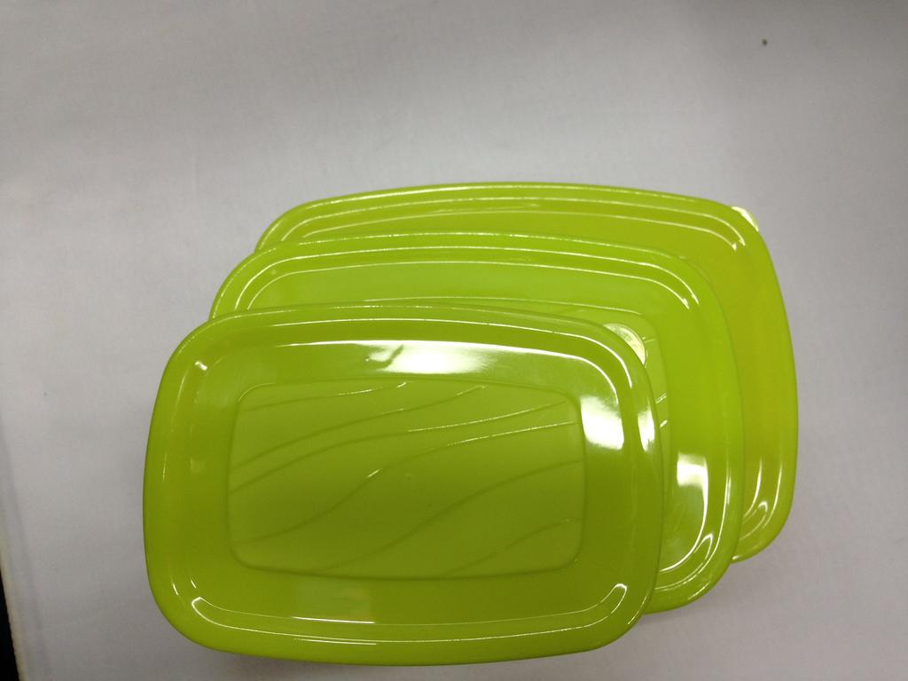 Plastic food storage box, lunch box, microwave oven lunch box set, food storage box 13A-163-3 Specification image