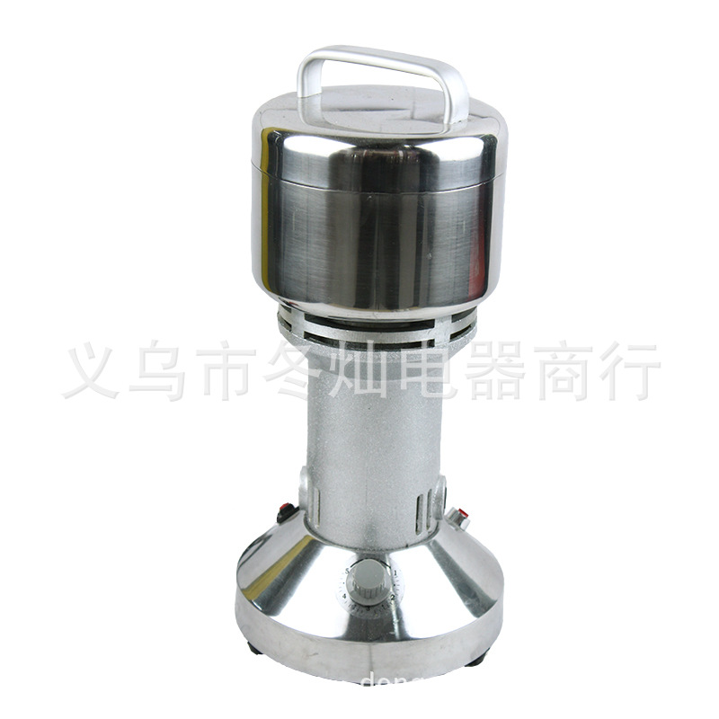 Stainless steel Chinese herbal medicine pulverizer, household electric grinding mill, 100-gram small powder grinding machine, ultra-fine grinding machine details Picture