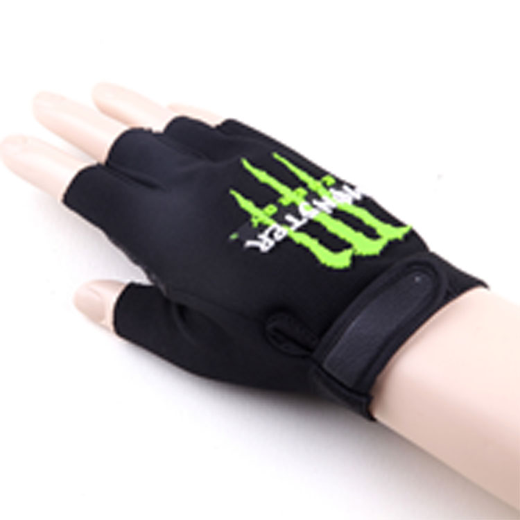 Biker sport riding imitation sliding fitness gloves thumbnail