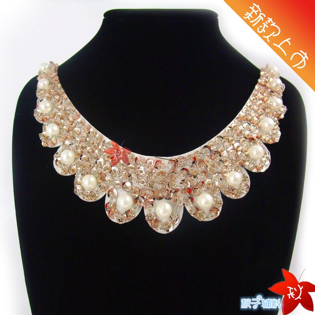 Caterpillar Collar Collar 2014 New Fake Collar Korean Version Spot Hot Sale Fake Collar Rice Bead Collar details Picture