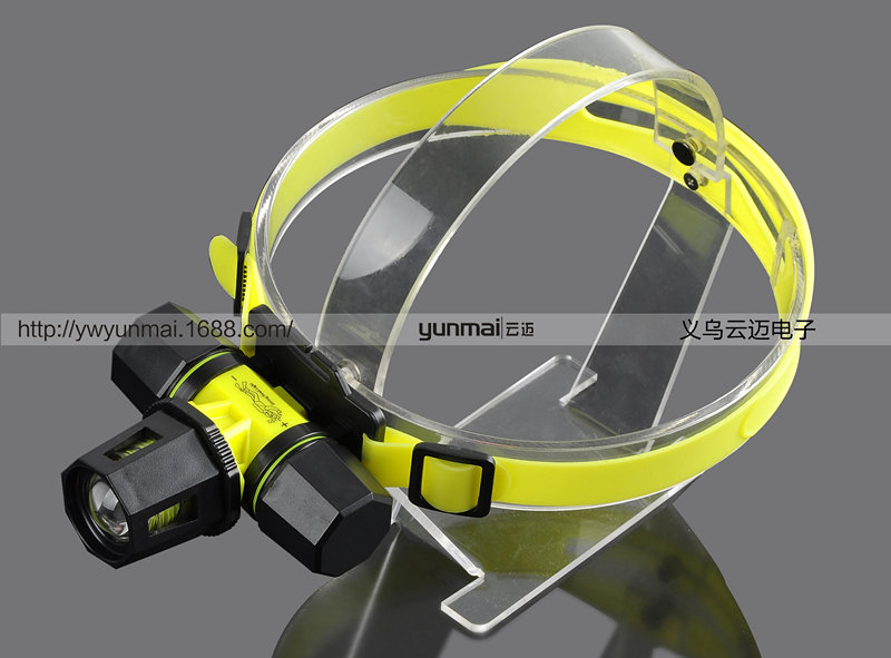 厂家直销 CREE T6 潜水磁控强光手电头灯6801-T6
