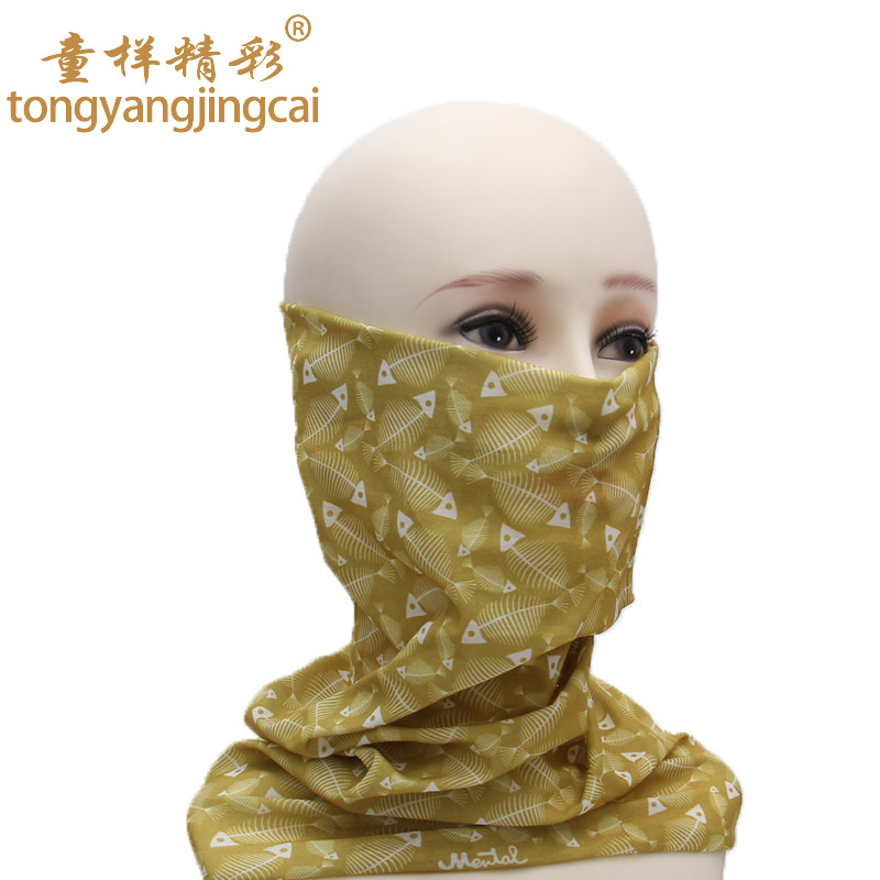 Outdoor Gear Cycling Turban Fishing Enthusiast Fish Pattern Turban Children's Wonderful Smecta Fish Turban Hat Application Scenario