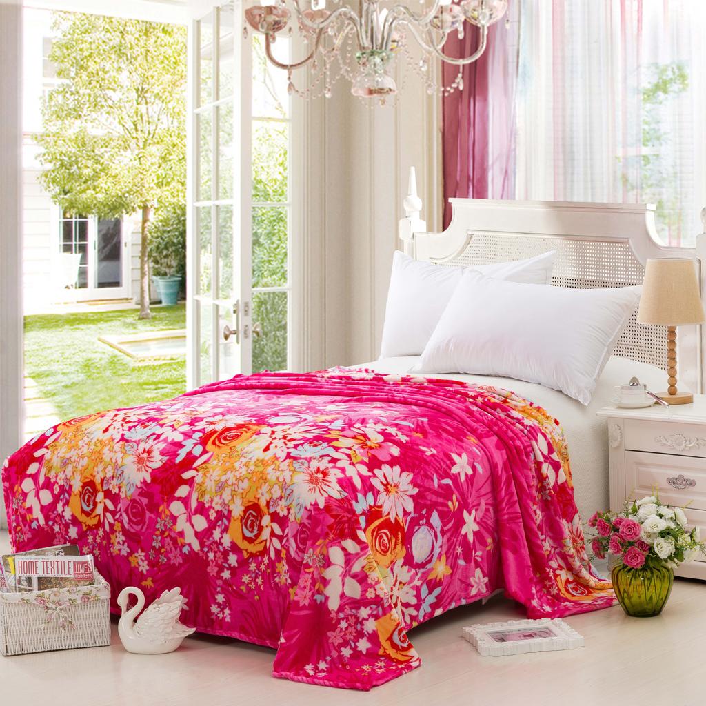 Flannel Blanket Coral Velvet Blanket Casual Blanket Towelling Reinforced Warm Sheet