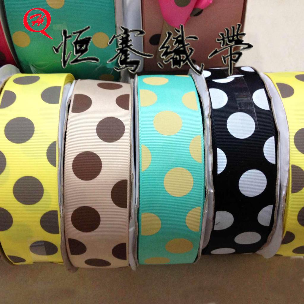 Factory direct sales of all specifications of ribbed printed tapes, printed tape bows, ribbed dots, etc.