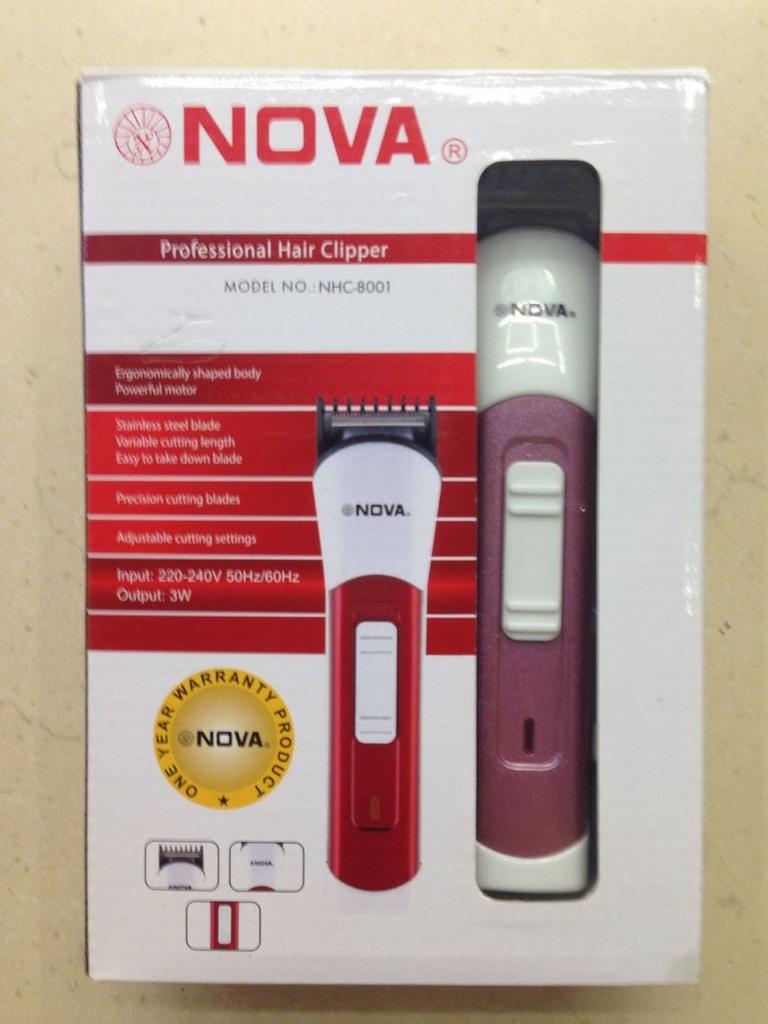 NOVA8001 rechargeable electric shearing machine with dry battery