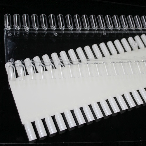 美甲用品 60色美甲色板 甲油色板 白和透明 练习者必备