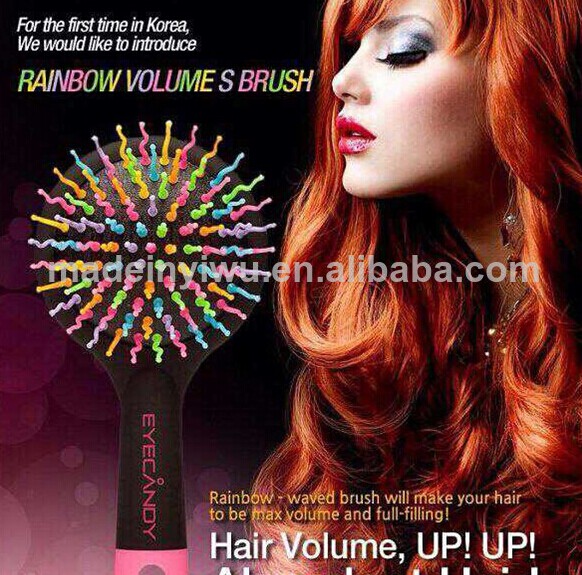 Rainbow Volume Brush Rainbow Comb