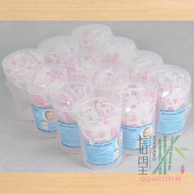 Automatic dental floss box, disposable dental floss plastic box, portable for cleaning between teeth and caring for oral health. New product launched by Xinwang brand Specification image