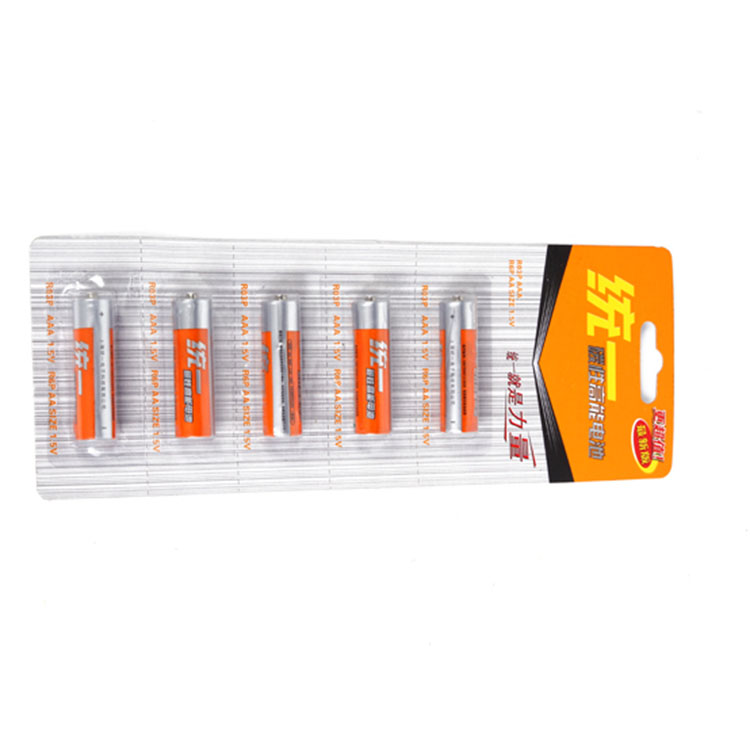 统一5节5号电池义乌两元商品批发厂家直销热卖五号电池日用百货