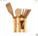kitchen utensils practical and beautiful bamboo chopsticks container storage tableware storage double lattice bamboo chopsticks cage chopsticks bucket
