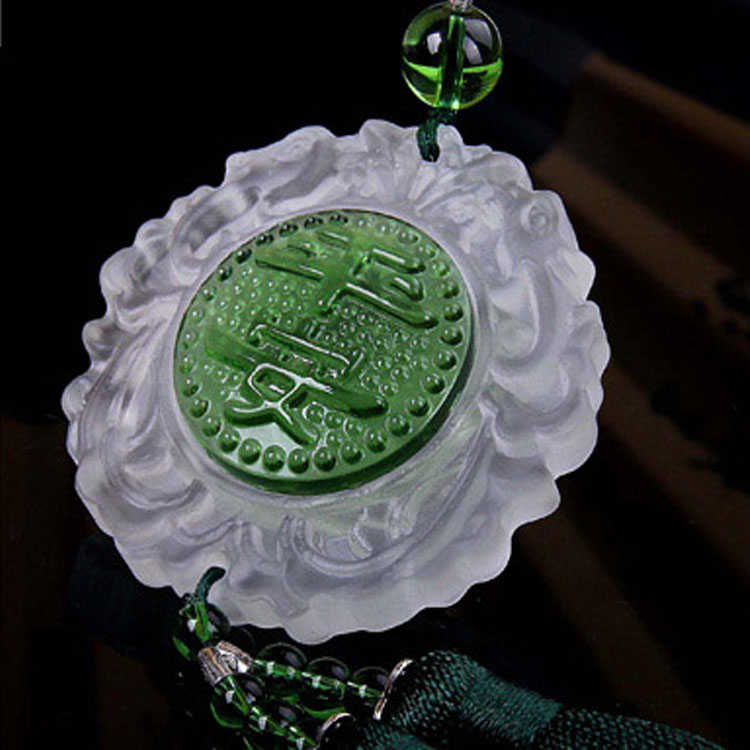 琉璃挂件 四季平安牌琉璃挂件 汽车挂件 琉璃工艺品产品图