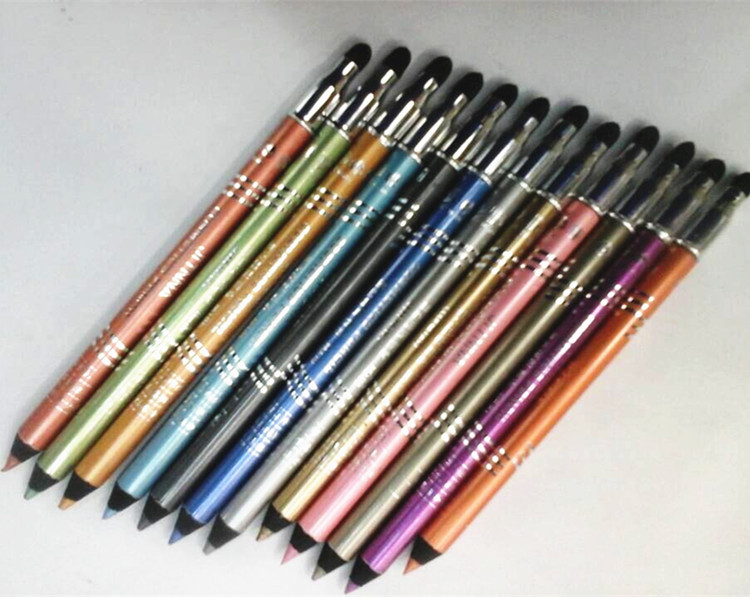 Make-up pencil with eraser eyebrow pencil eyeliner eye shadow pencil multi - use eyebrow pencil wholesale