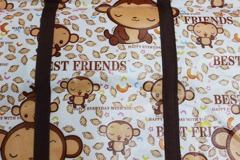 60*62*27彩色搬家袋子红白蓝特大号收纳行李打包袋蛇皮袋产品图