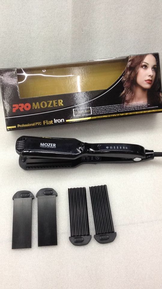 PROMOZER玉米烫 夹波浪夹玉米夹 烫发器 拉直板三合一