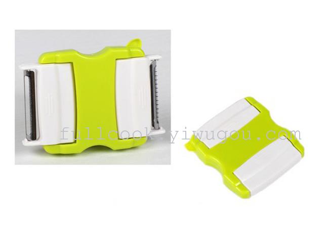 Kitchen must-have multi-functional vegetable shaver fruit peeler double head shaver thumbnail