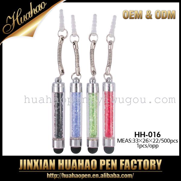 Crystal capacitive pen, crystal pen, water diamond stylus, water diamond touchscreen pen, mobile phone touchscreen pen