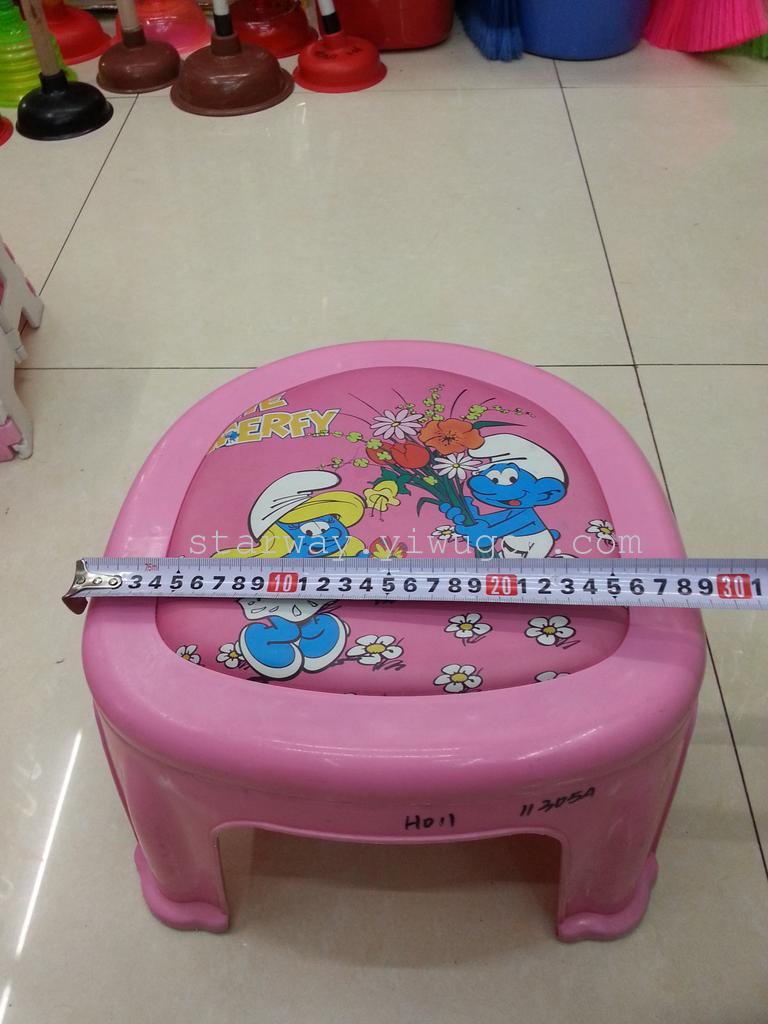 Plastic round music stool/children's cartoon plastic stool/baby stool