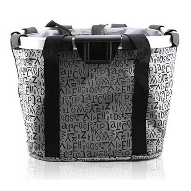 802 mountain bike aluminum alloy basket, bicycle basket, quick-release basket, cloth front bag, foldable basket Specification image