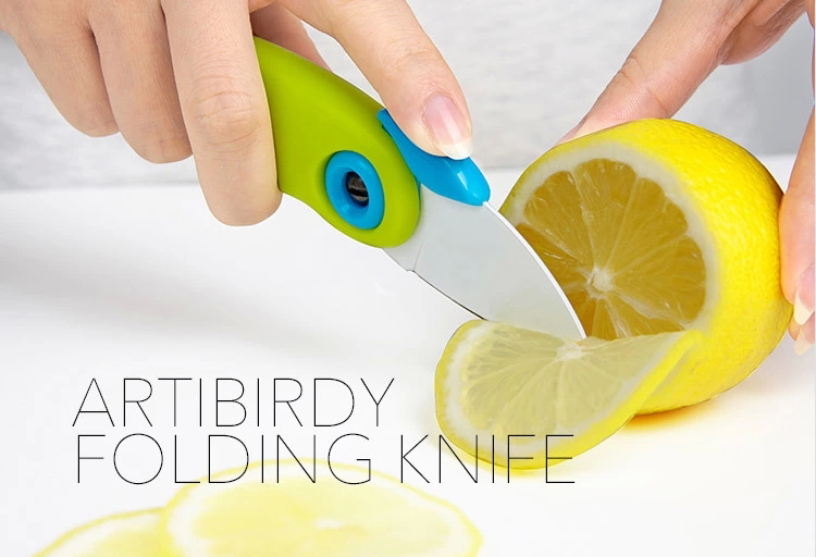 Authentic Cute Parrot Folding Mini Paring Knife Paring Knife Portable Paint Knife