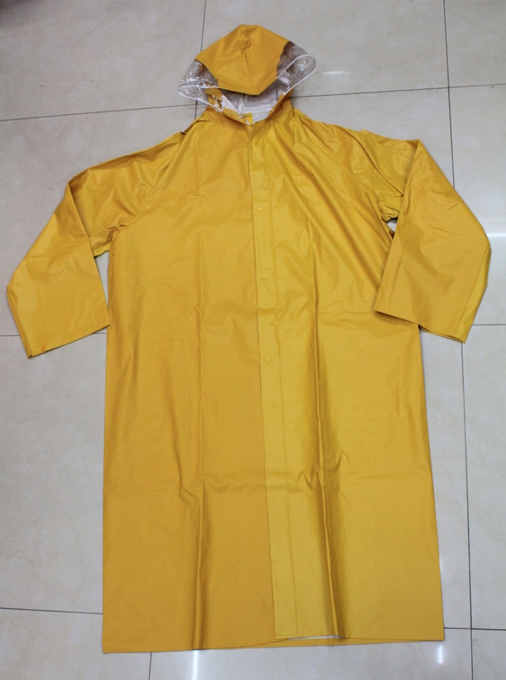 Double-sided tape raincoat