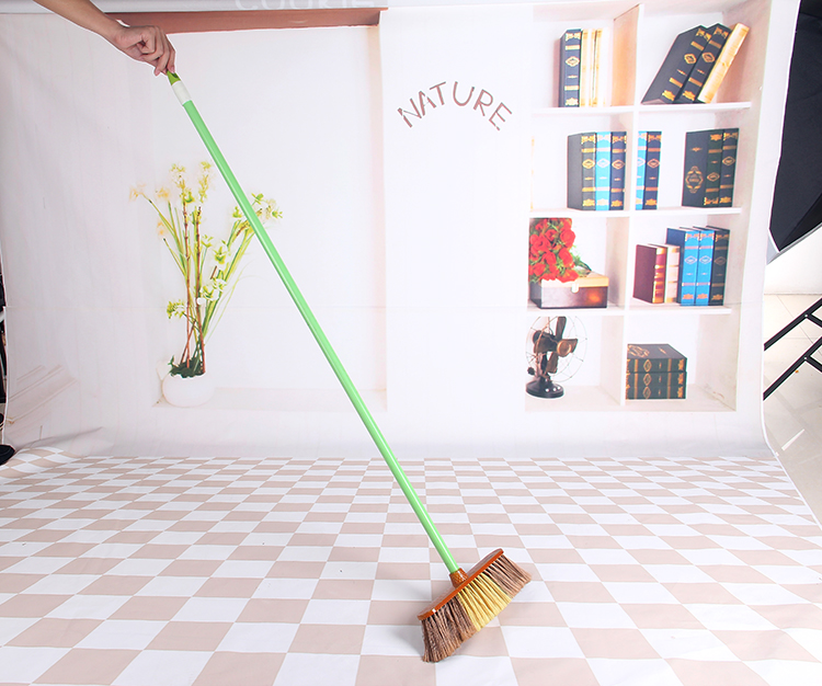 Factory direct supply of plastic broom broom. Household cleaning does not hurt the floor broom wholesale