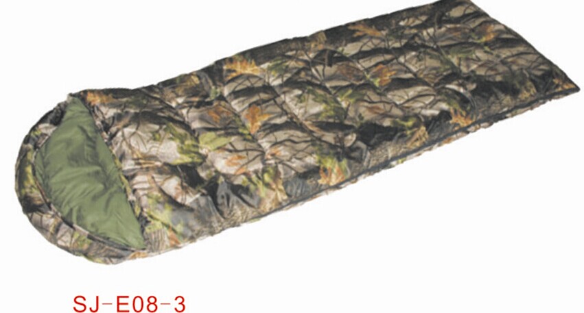 Jiahui Camping Outdoor Products E08-3 Leaf Envelope Sleeping Bag for warmth in autumn and winter