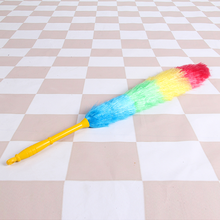 Factory direct sale of colored feather dusters. PP feather duster, plastic feather duster, desktop sweep, car window sweep, cleaning sweep details Picture