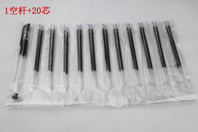 1 pen +22 refps, empty pen barrel, gel pen spare parts, gel pen empty barrel accessories Specification image
