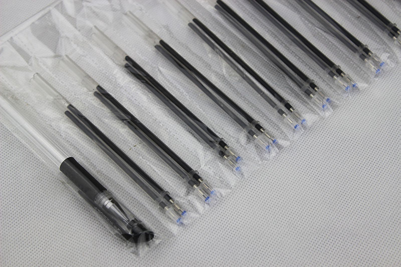 1 pen +22 refps, empty pen barrel, gel pen spare parts, gel pen empty barrel accessories details Picture