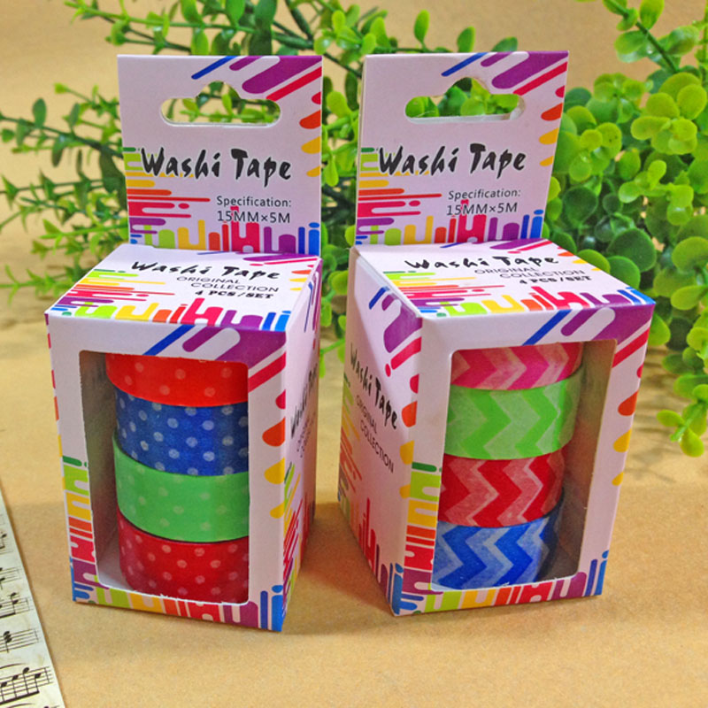 和纸胶带L818-813-2 4卷装款式随机发 1.5*5米