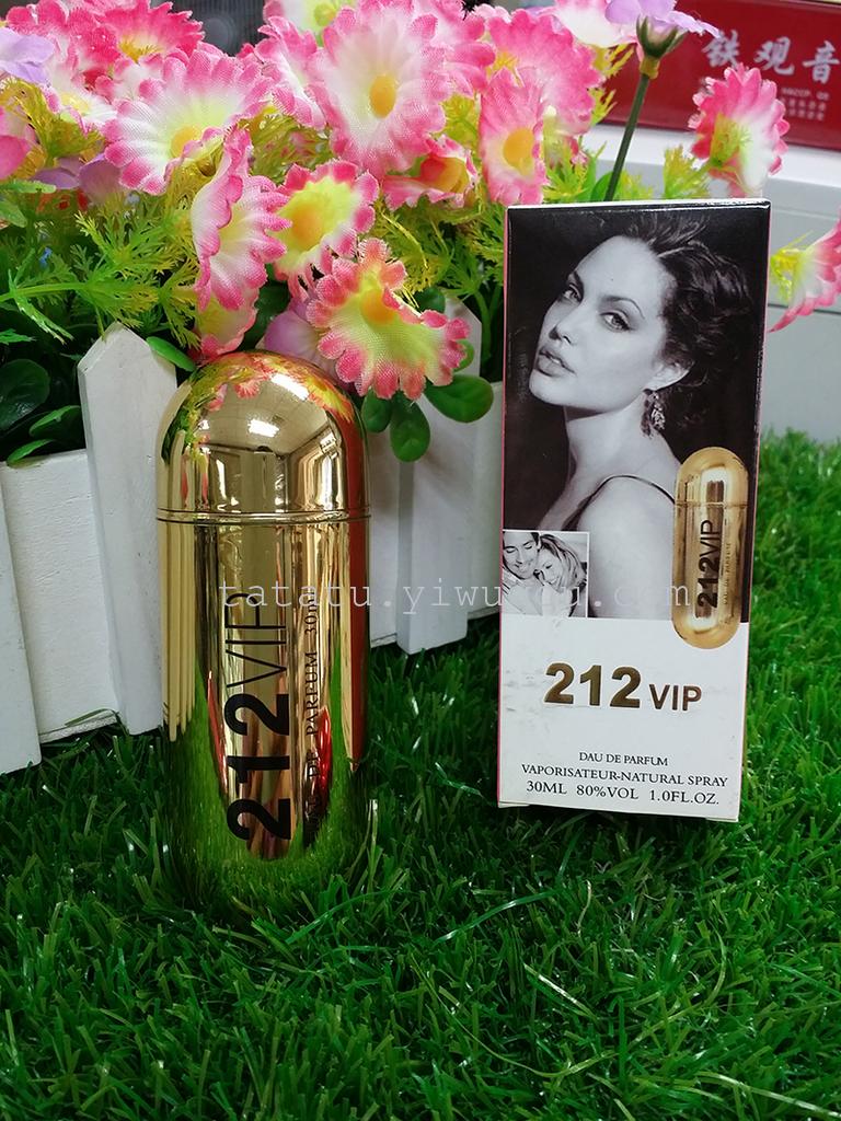 التجارة الخارجية 212 عطر زجاجي مغطى بالعطور الممغنطة بالمغنطيسية من سلسلة السيدات 30ML