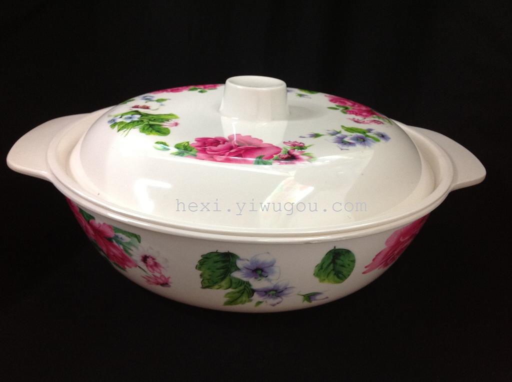 8.5 inch double-ear covered bowl