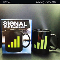 Signal Color Changing Cup Ceramic Color Changing cup DIY Personality Color changing cup Graffiti cup Magic color changing cup